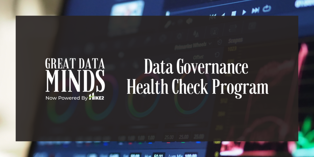 data governance health check program